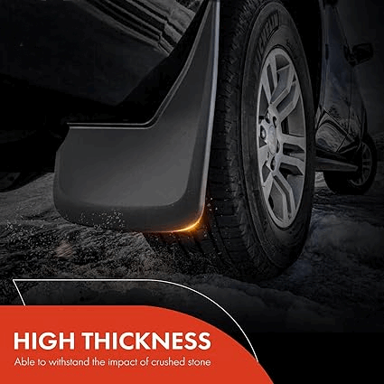 Wonlite Set of 4PCS Mud Flaps Splash Guards Mudguards Mudflaps with Hardware  accessories for Hyundai
