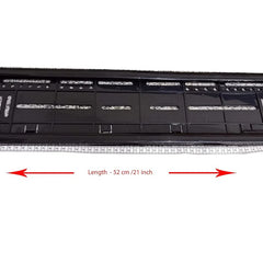 All Car Number Plate Frame For HSRP Number Protection Plate frame Car Number Plate (Plastic 50 cm x 15 cm)