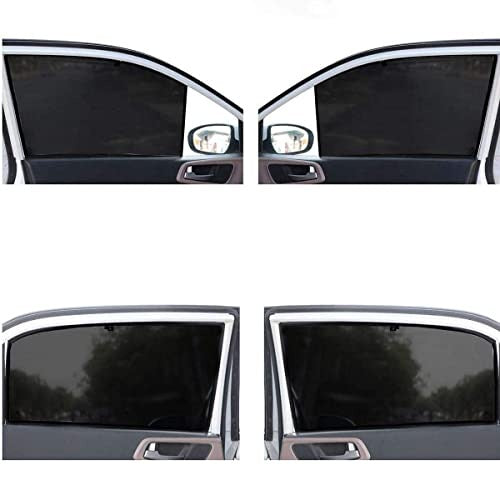 Z-Black Window Plug-in Half Sun Shades Car Curtains