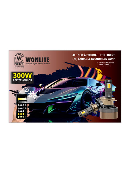 Car LED App controlled Tricolor 300w LIGHT