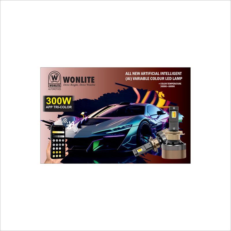 Car LED App controlled Tricolor 300w LIGHT