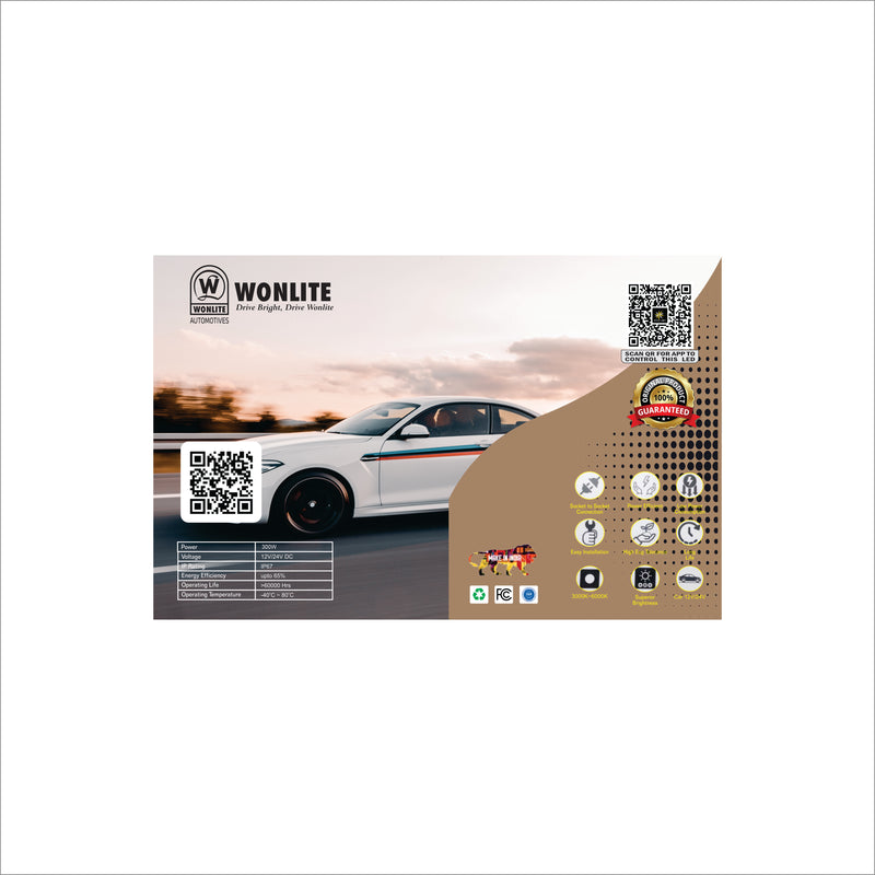 Car LED App controlled Tricolor 300w LIGHT