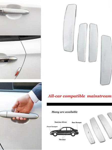 Universal Anti Scratch Car Door Edge Guard Bumper Scratch Protector Compatible with All Cars White Colour